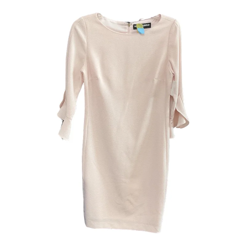 Special Discount Pink Dress Casual Midi Karl Lagerfeld, Size S