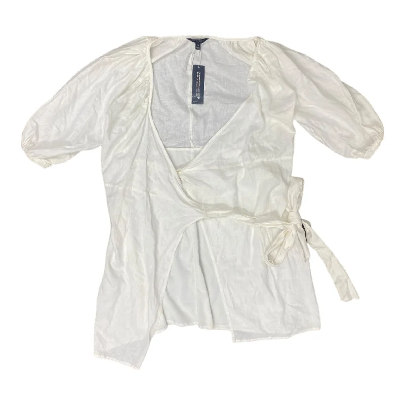 Weekend Shopping Made Better Cream Dress Casual Midi Banana Republic, Size Xs