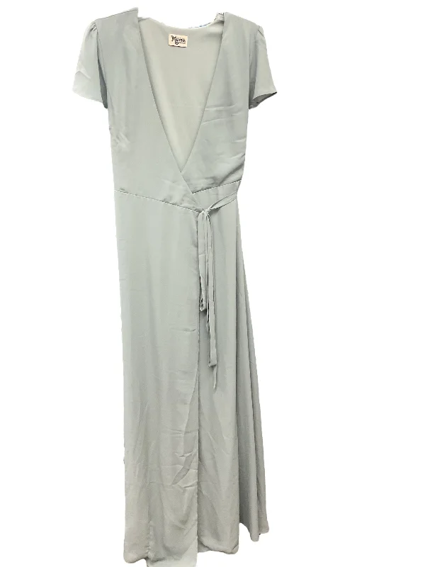Weekend Steals Await Blue Dress Casual Maxi Mumu, Size M