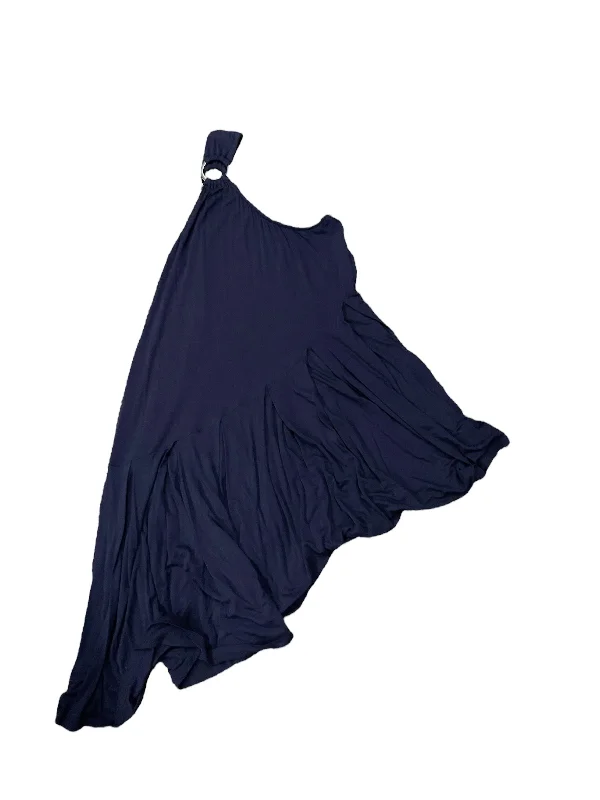 Take Action Navy Dress Casual Midi Free People, Size Xs
