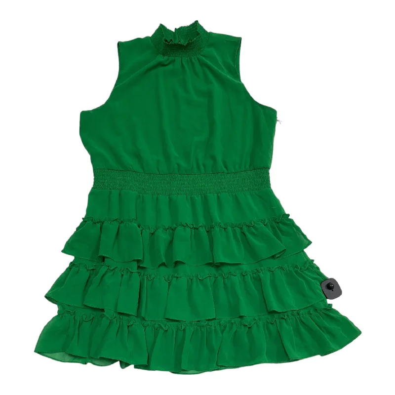Limited Offer Green Dress Party Midi 1.state, Size Xxl