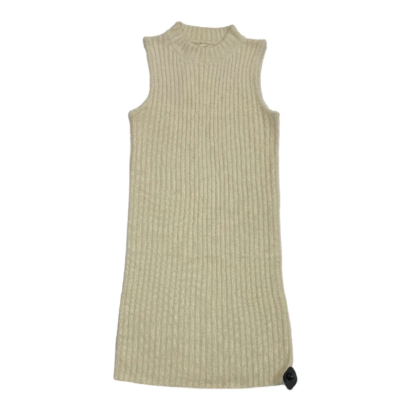 Flash Deal Dress Sweater By Mystree In Cream, Size: M