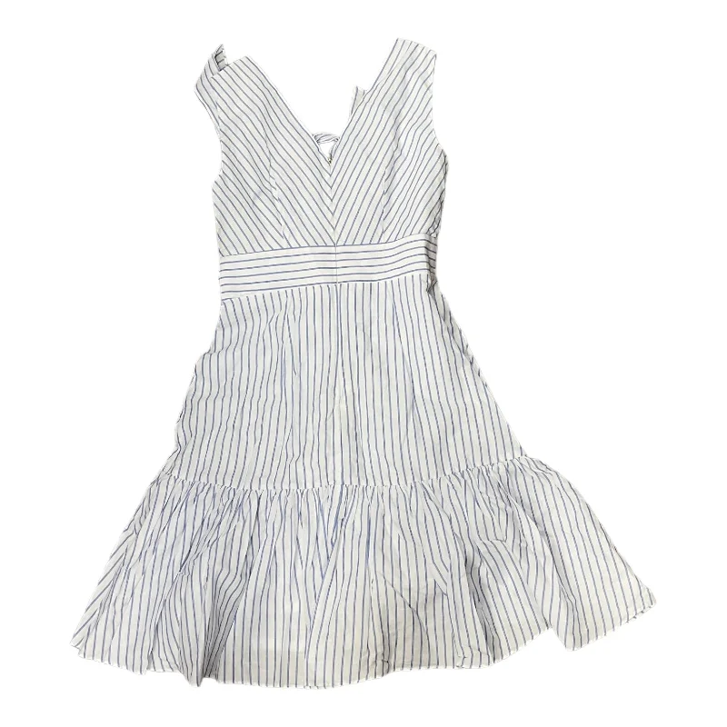 Weekend Savings Spree Blue & White Dress Casual Short Rebecca Taylor, Size 2