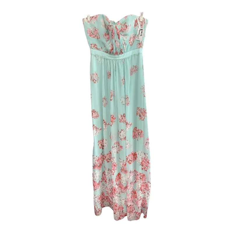 Stock Clearance Blue Dress Casual Maxi Bcbgmaxazria, Size 2
