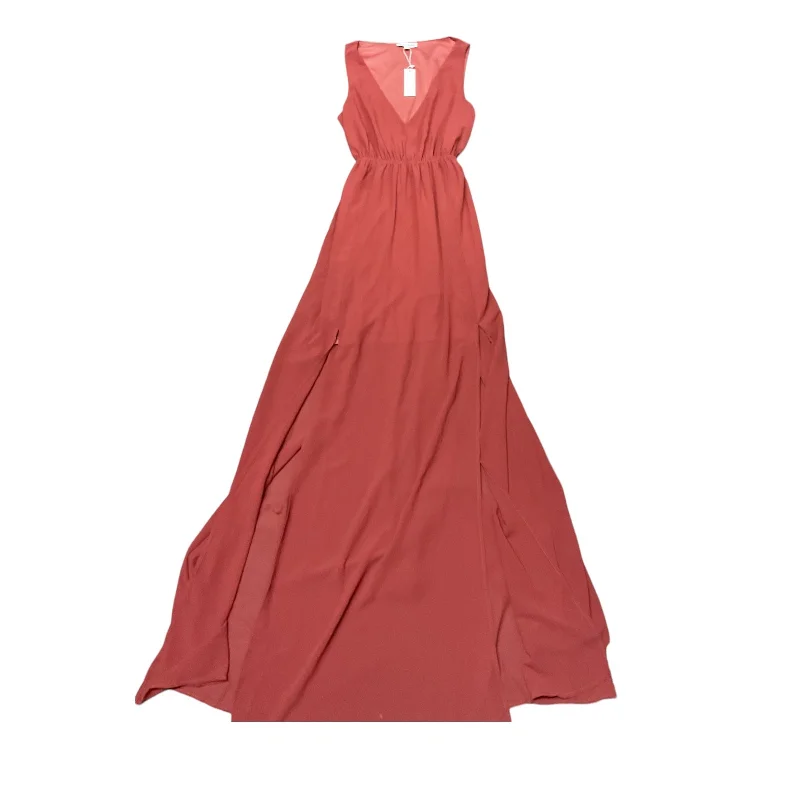 Weekend Deals That Please Dress Designer By Cma In Coral, Size: S