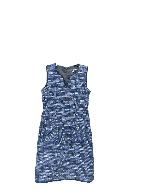 Weekend Discounts to Delight Dress Work By Karl Lagerfeld In Blue, Size: 4