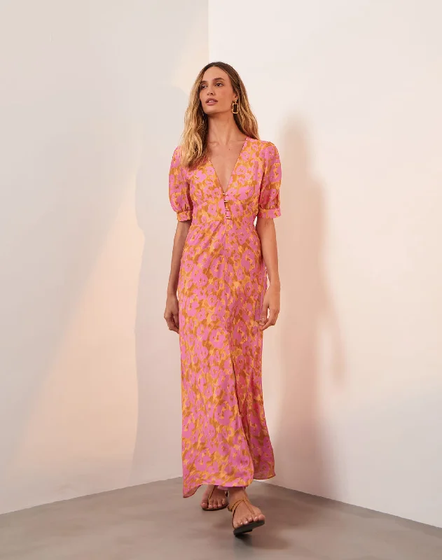 Weekend Deals That Please Lorelay Detail Midi Dress - Mosqueta