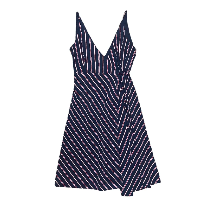 Weekend Offers That Thrill Striped Pattern Dress Casual Midi Lumiere, Size L