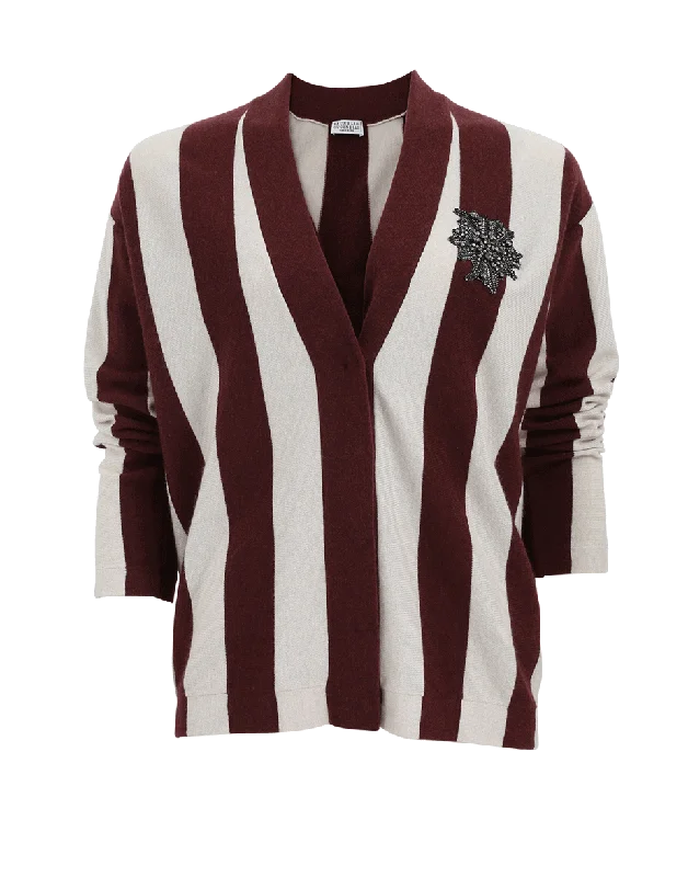 Cricket Stripes Cardigan