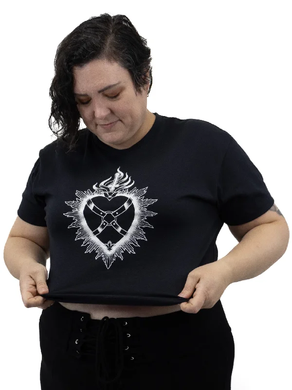 Sacred Heart Crop Tee BLOOD+THORN COLLAB