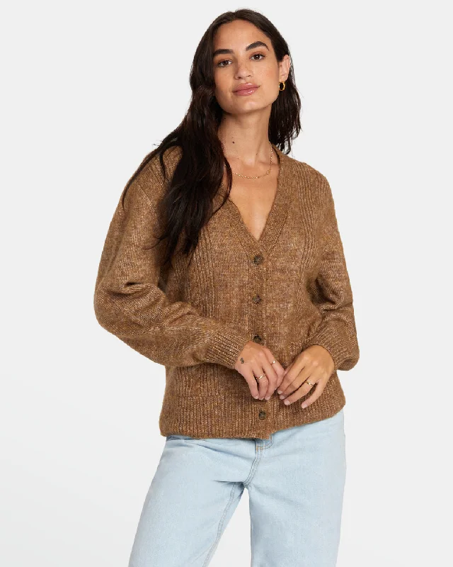 Sweetheart Cardigan - Bronze