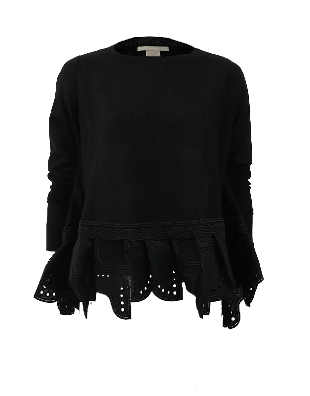 Knit Trapeze Lace Top