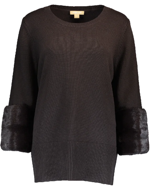 Mink Cuff Pullover