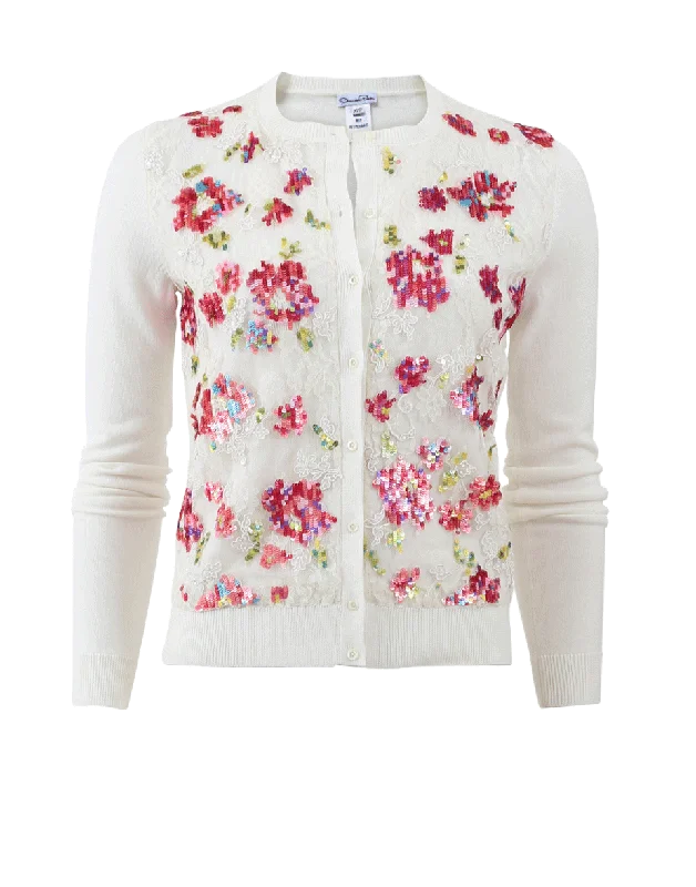 Embroidered Cardigan