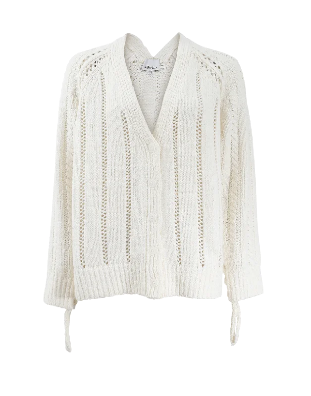 Pointelle Cardigan