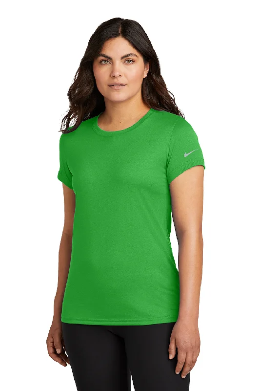 Nike Womens rLegend Dri-Fit Moisture Wicking Short Sleeve Crewneck T-Shirt - Apple Green