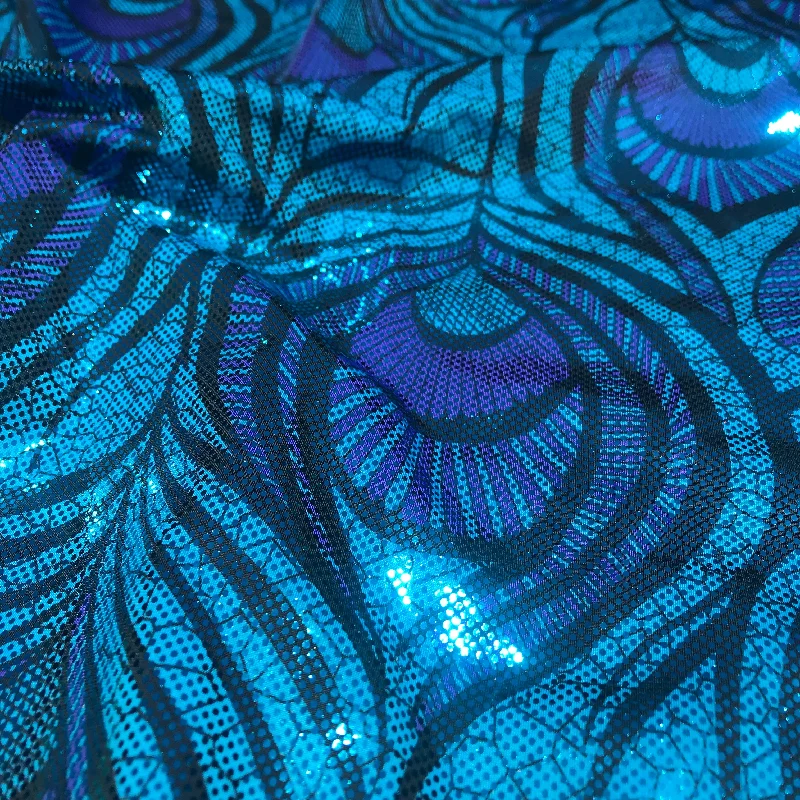 Blue - Peacock Hologram