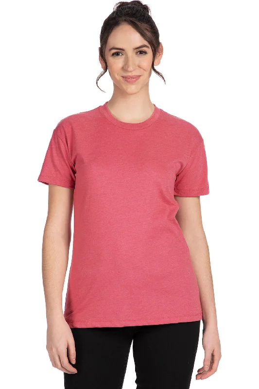 Next Level Womens Relaxed CVC Short Sleeve Crewneck T-Shirt - Heather Mauve