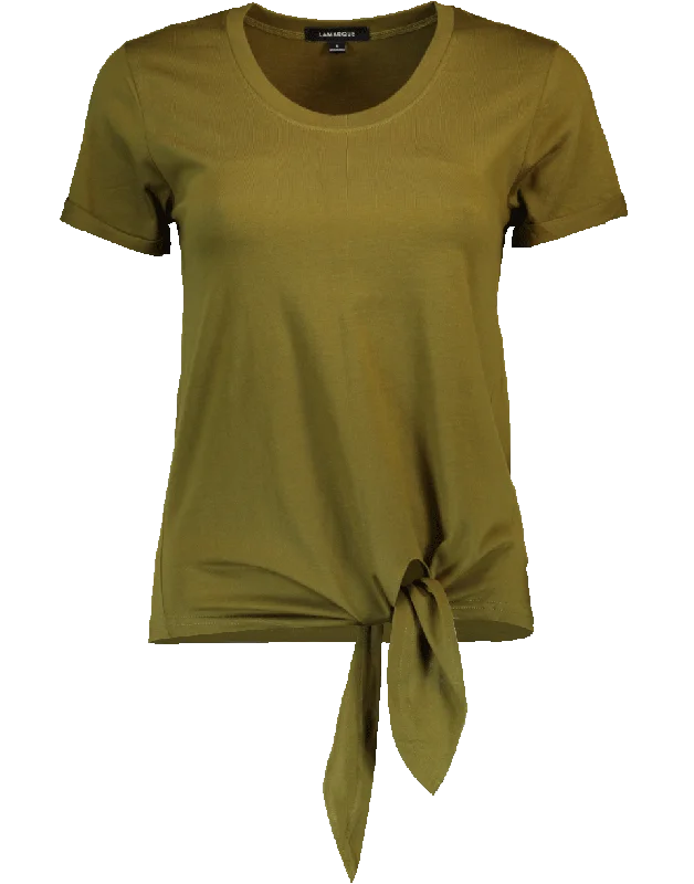 Fenia Tie Front Tee