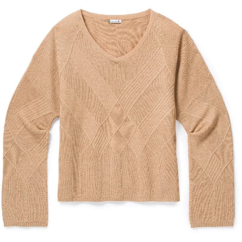 Women's Shadow Pine Cable V-Neck Sweater