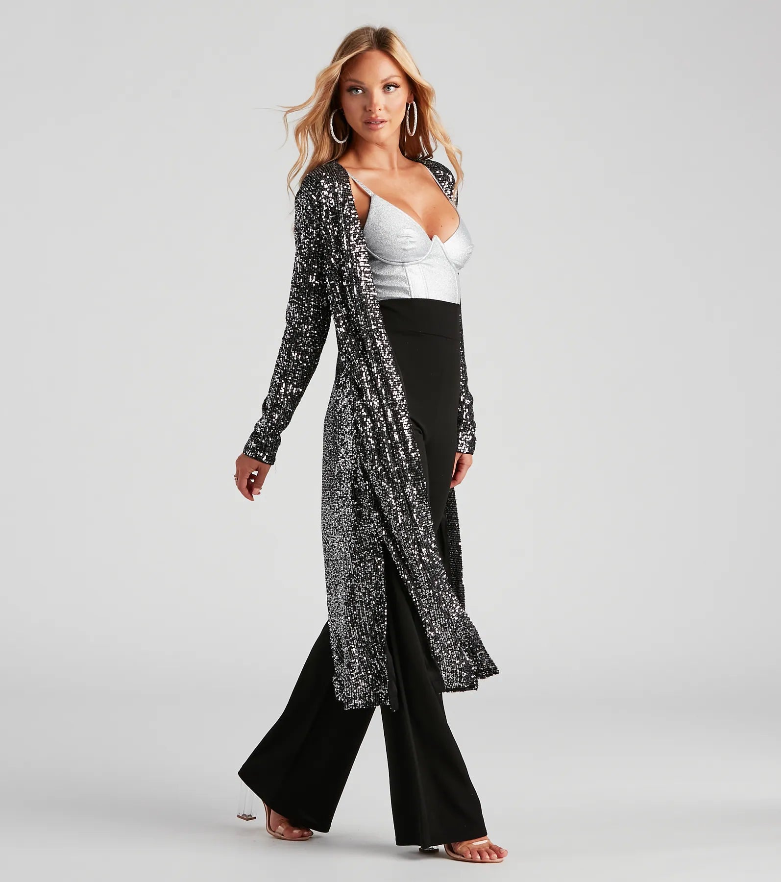 All The More Glitz Sequin Duster