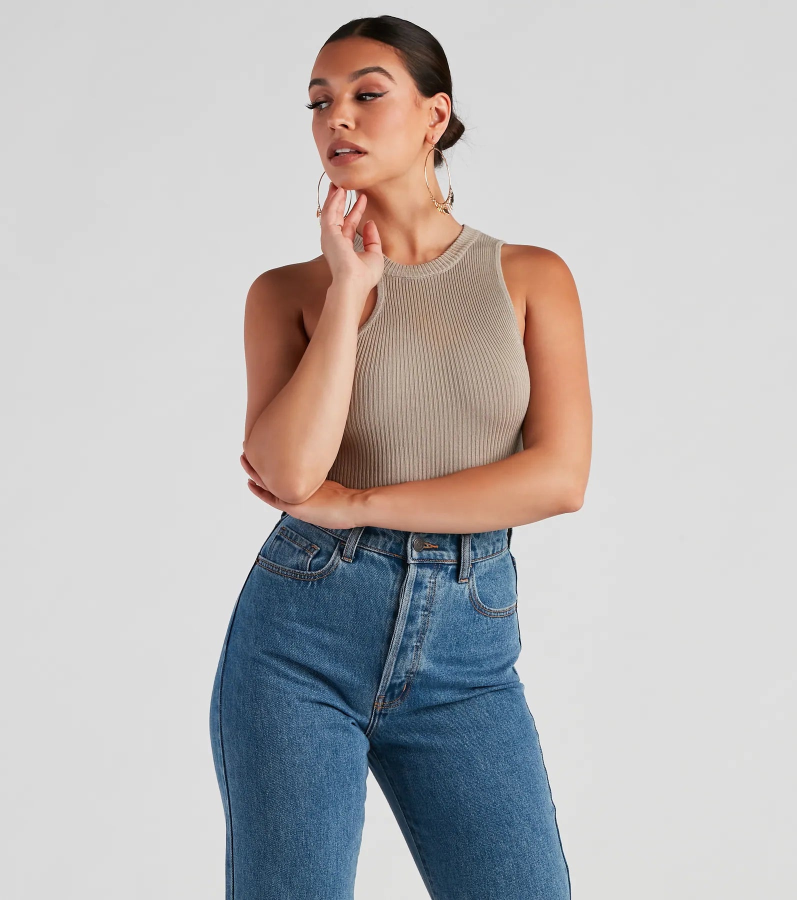 Elevated Basic Sweater Knit Bodysuit