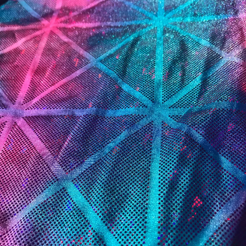 Cotton Candy - Geometric Hologram