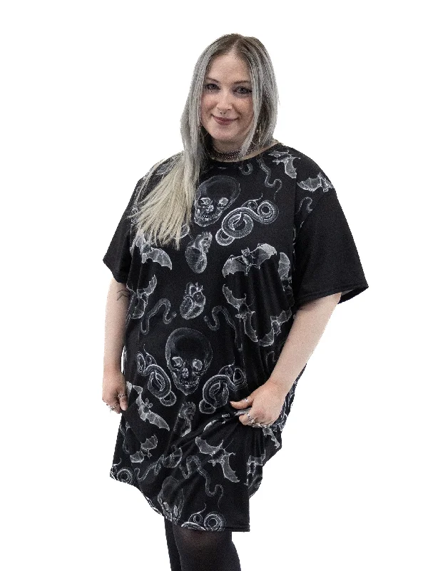 Macabre Oddities T-Shirt Dress