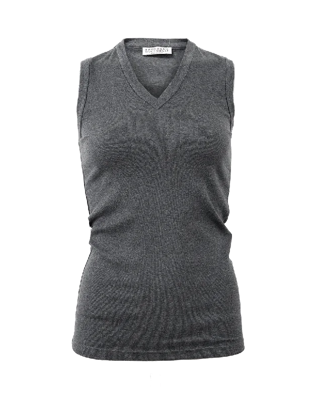 Ribbed Stretch Tank