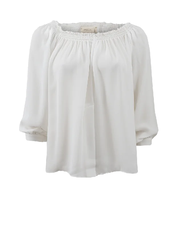 Rocky Off Shoulder Smock Top