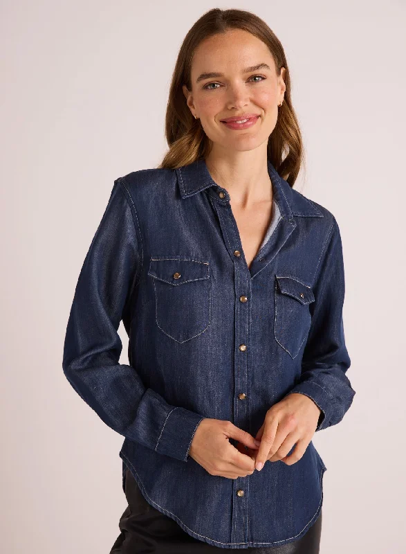 Western Shirt - Dark Denim