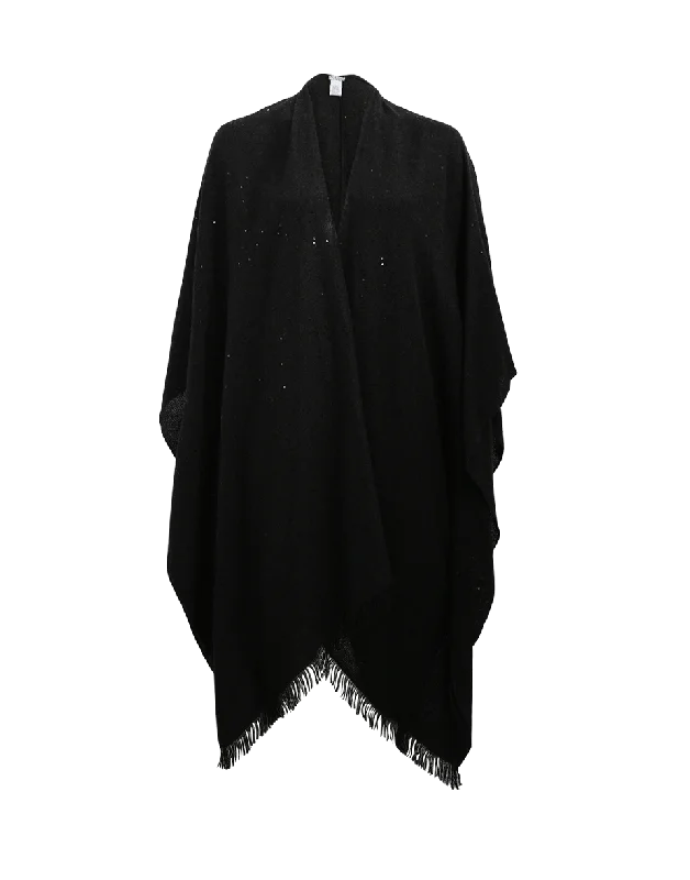 Long Fringed Poncho